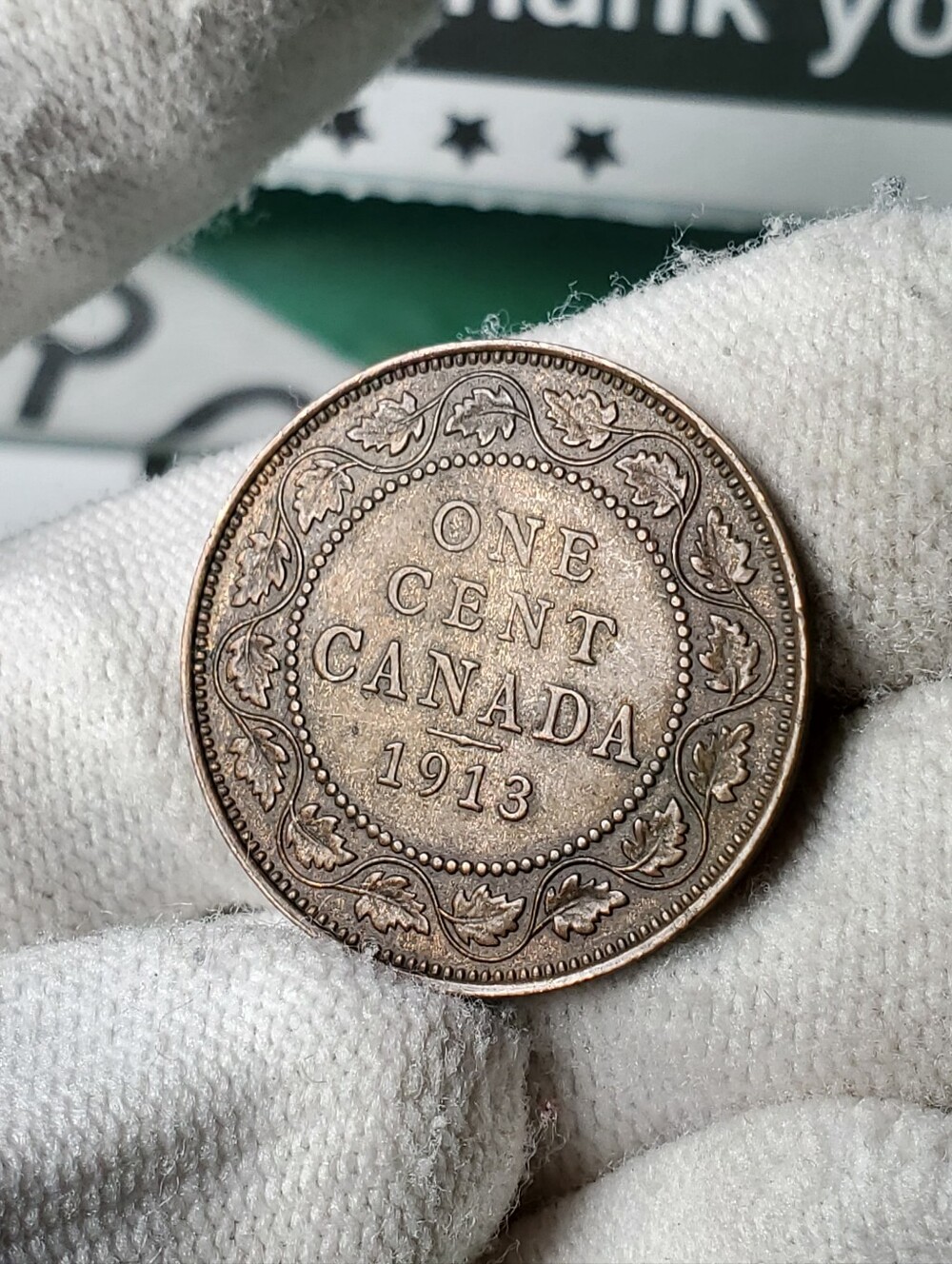 1913 canada Edward VII Large Cent KM# 21